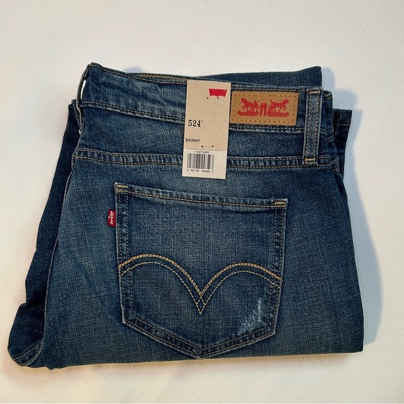 Levi’s 524 Skinny - Sz 15M/32 - Medium Wash - Picture 2 of 11